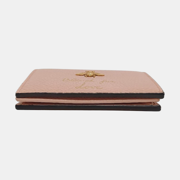 Animalier Calfskin Pink Wallet
