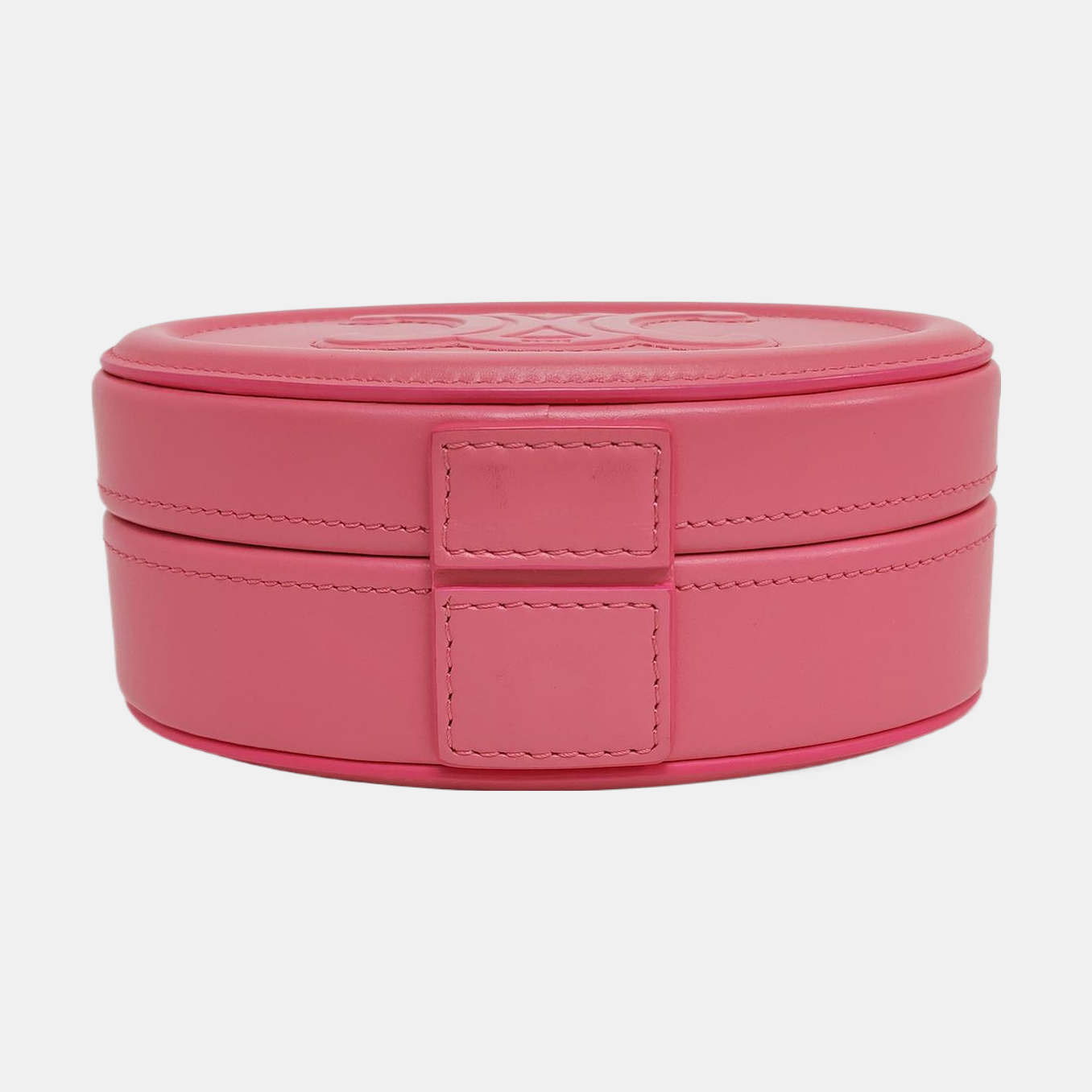 Authenticated pre-owned  TRIOMPHE Calfskin Pink - Top Handle Bag at Looply