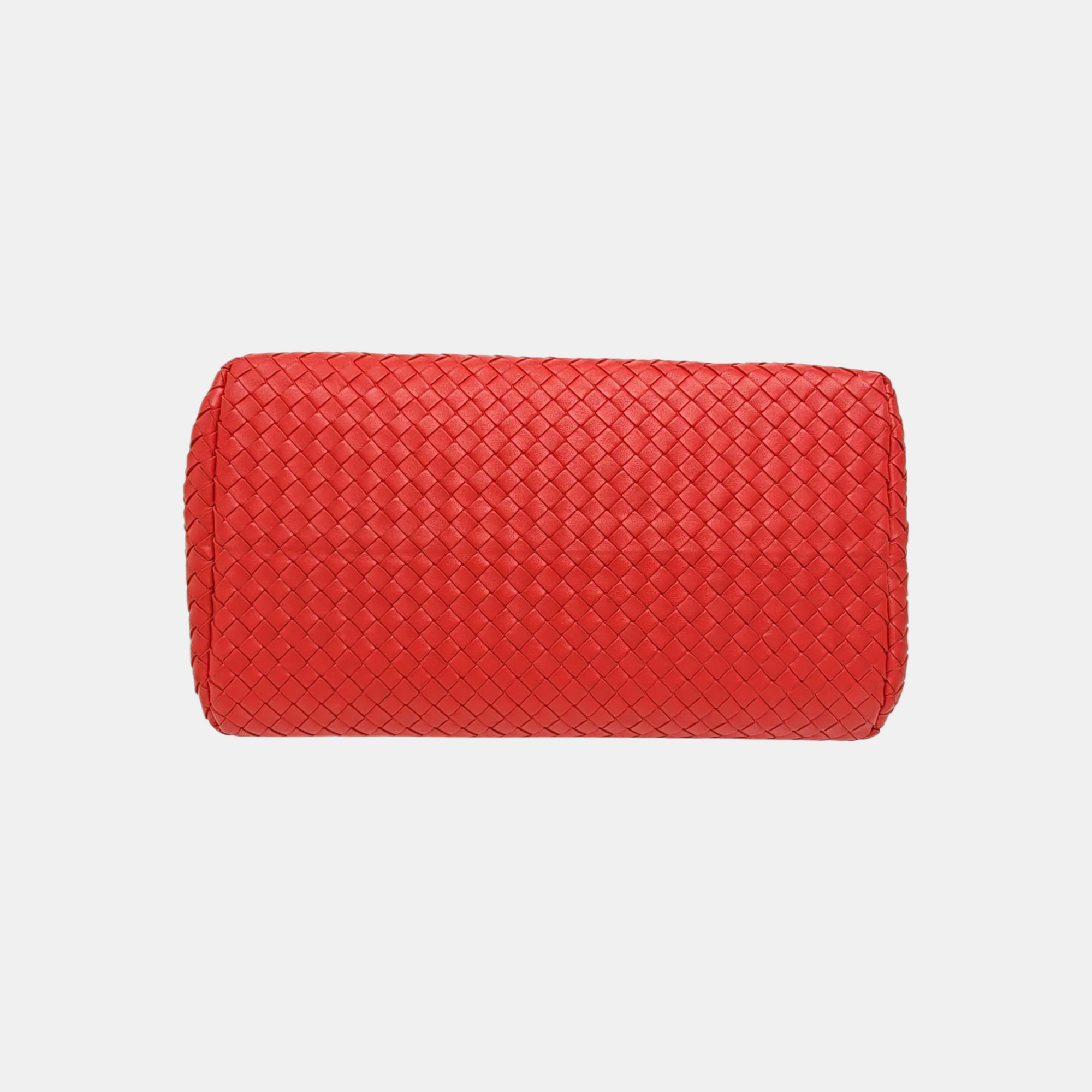 Lambskin Tote Bag Red