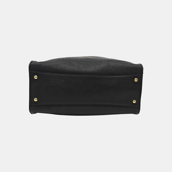 Amy Large Calfskin Black