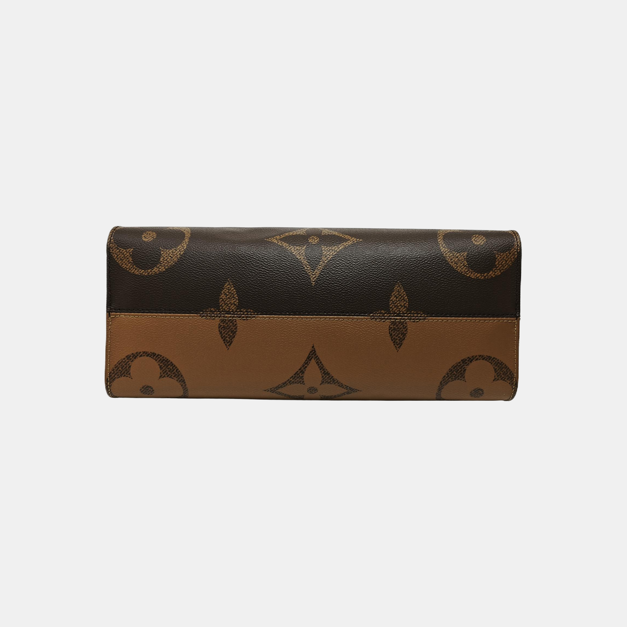 ONTHEGO MM Monogram Coated Canvas Brown