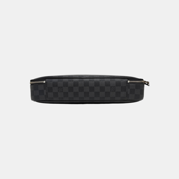 STEEVE Damier Graphite Coated Canvas Gray