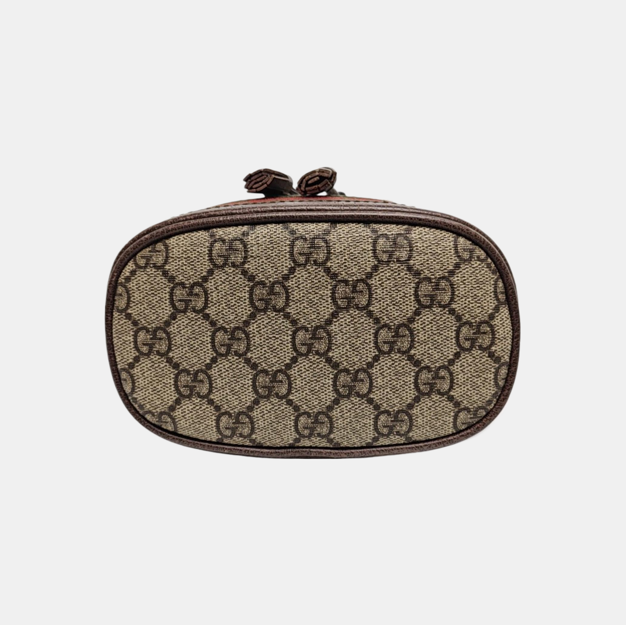 Ophidia Mini Monogram Coated Canvas Beige