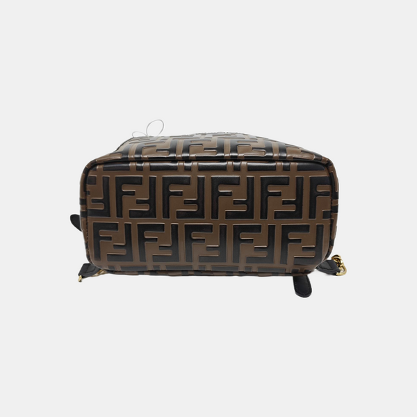 Calfskin Backpack Mini Brown