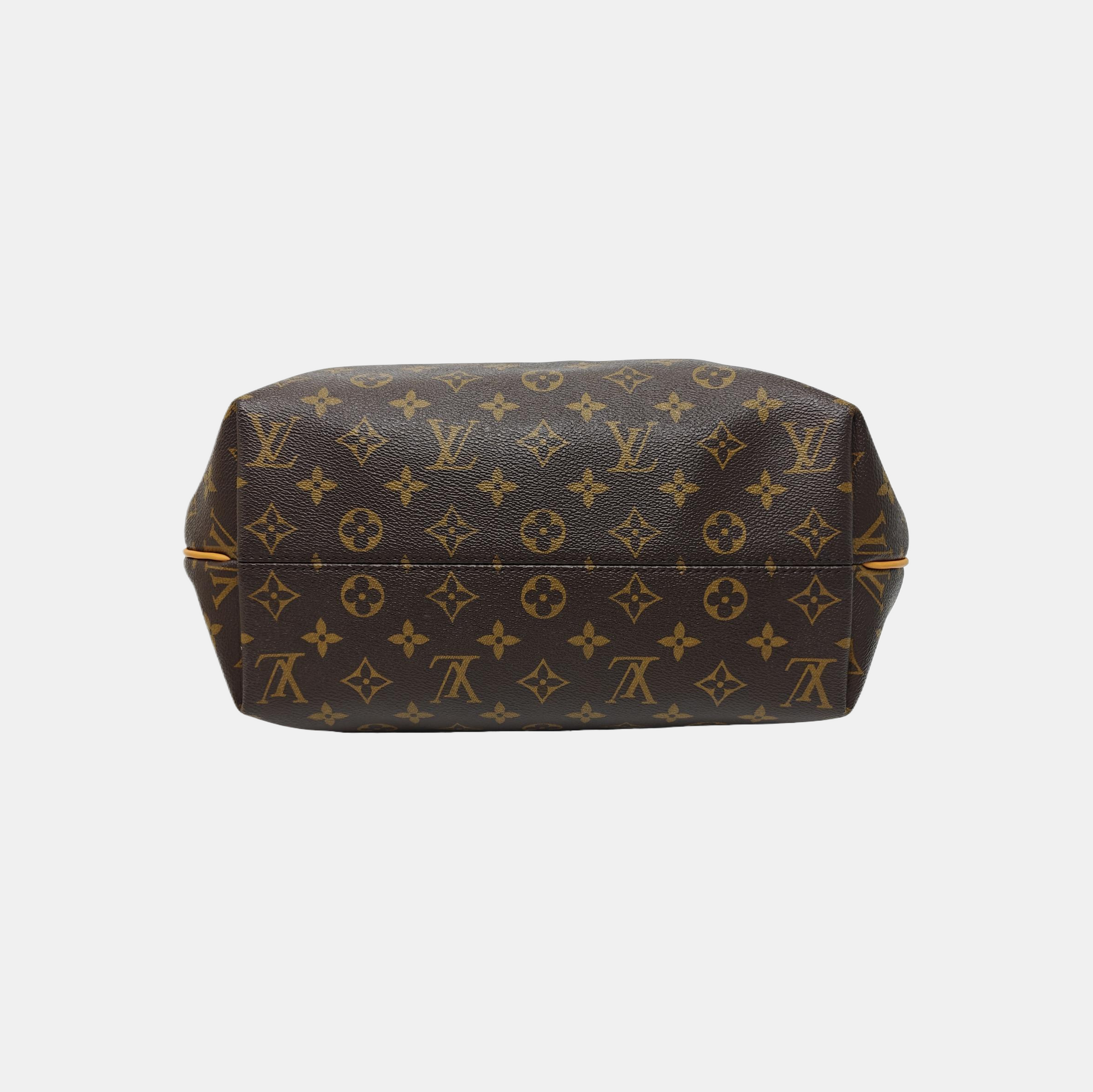 TURENNE MM Monogram Coated Canvas Brown
