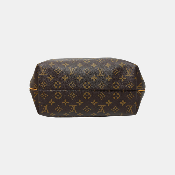 TURENNE MM Monogram Coated Canvas Brown