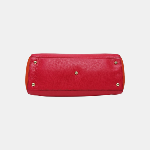 Bamboo 1947 Medium Calfskin Red