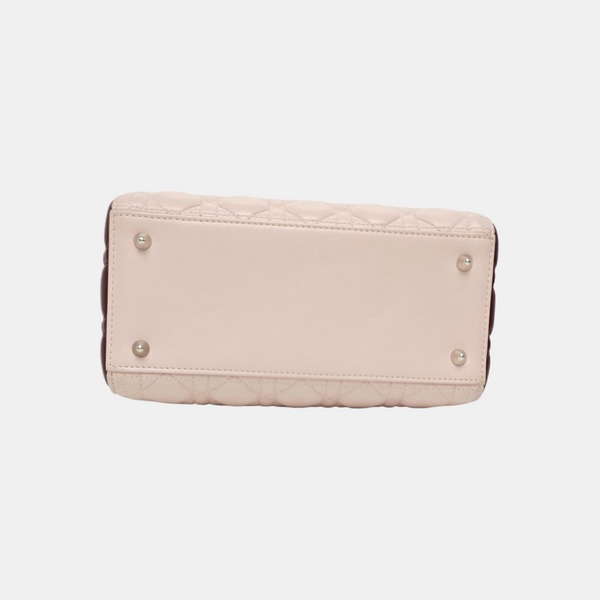 Lady Dior Medium Cannage Lambskin Pink