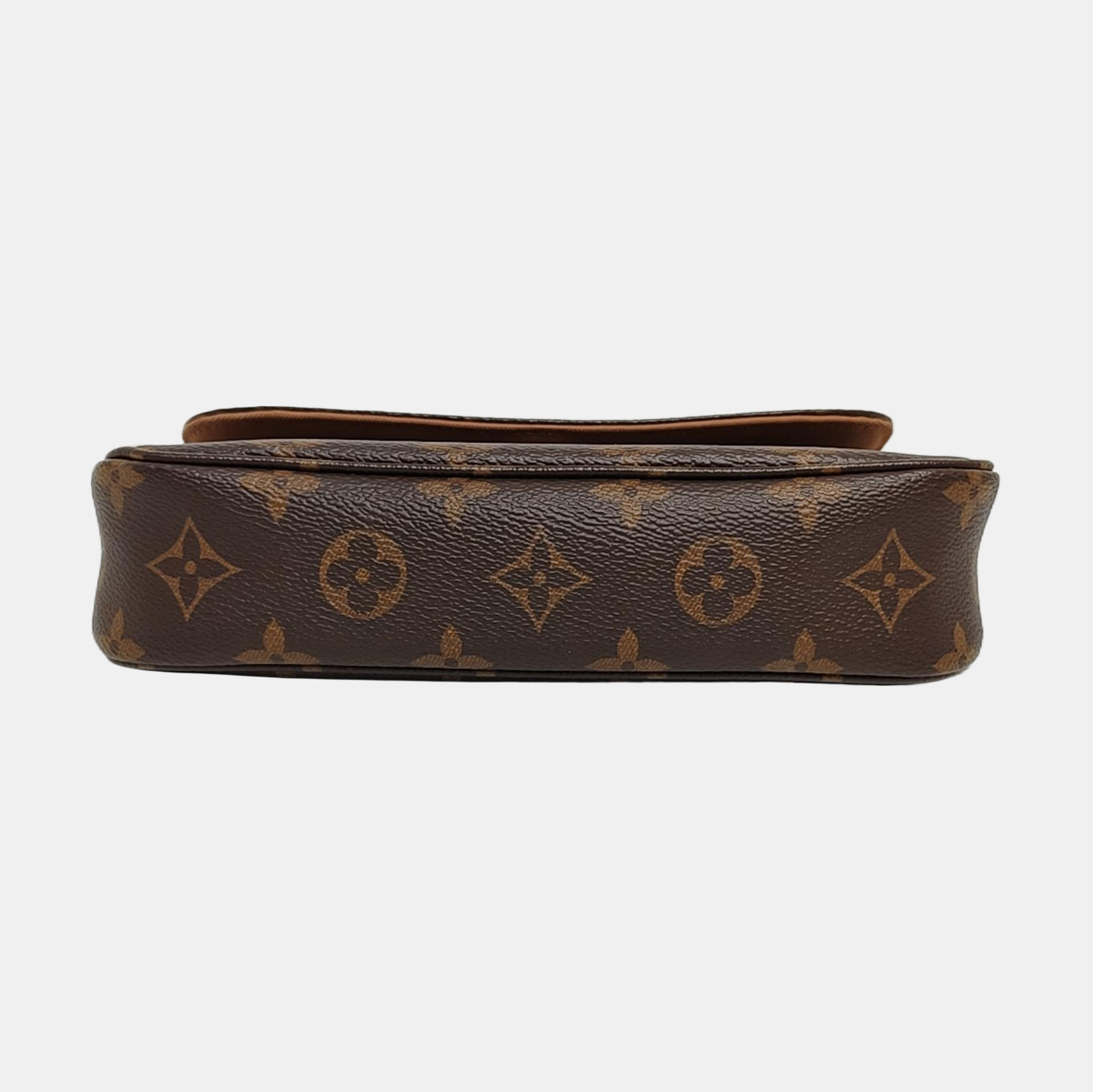 IVY Monogram Coated Canvas Brown
