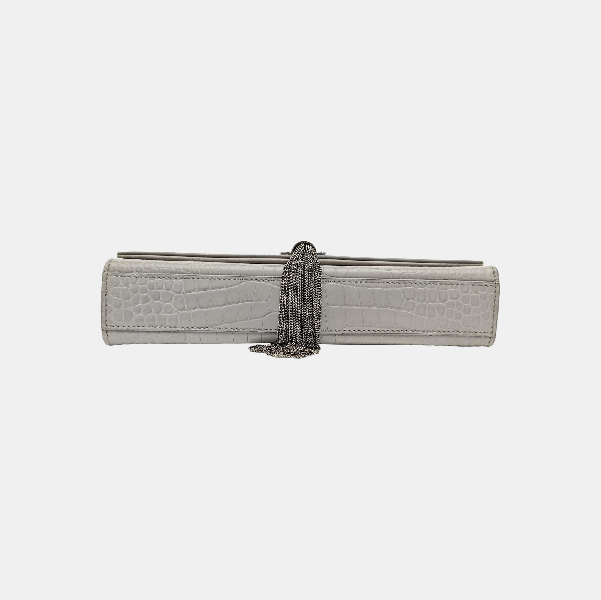 KATE Medium Calfskin Gray