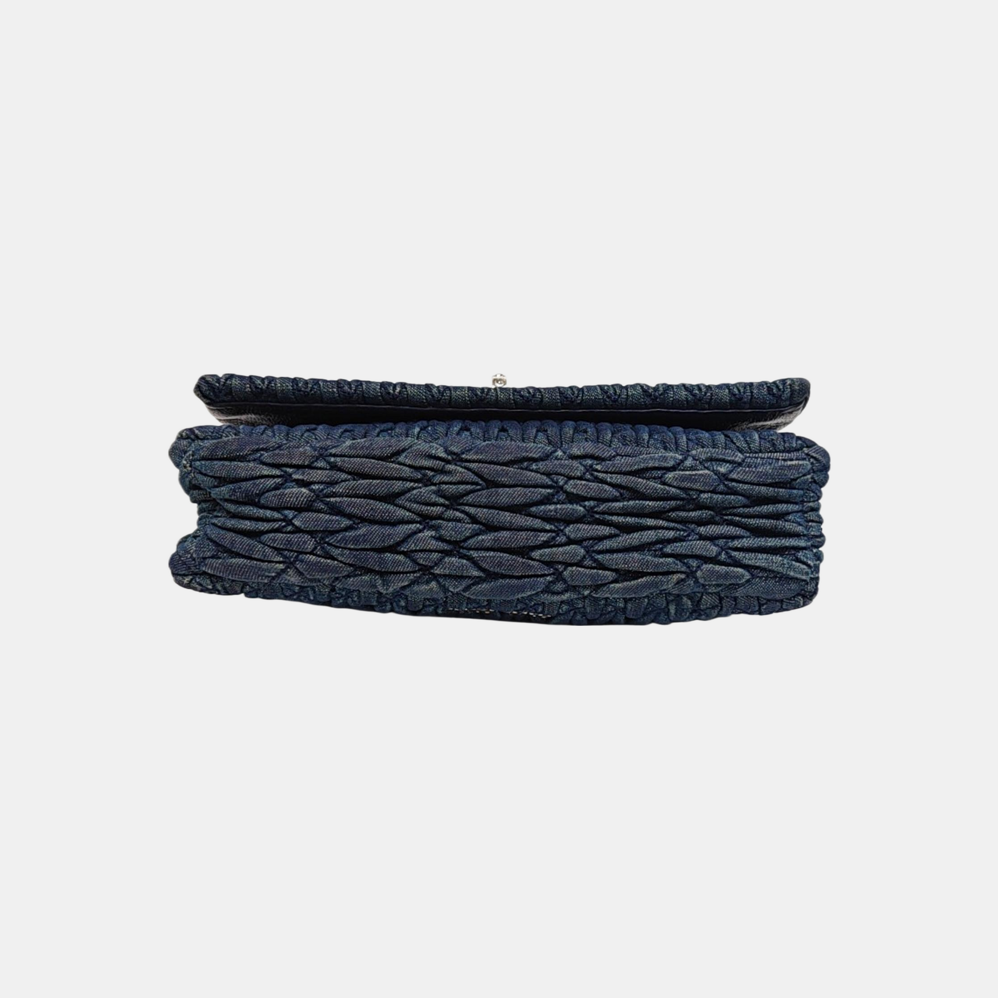 Crystal Quilted Denim Blue