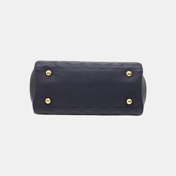 MONTAIGNE MM Monogram Calfskin Blue