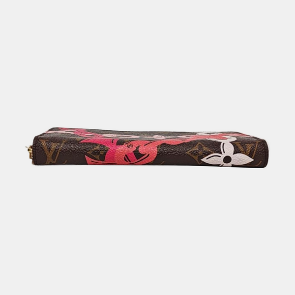 ZIPPY Monogram Coated Canvas Brown Wallet