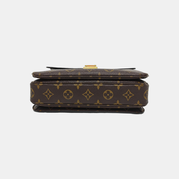 MÉTIS MM Monogram Coated Canvas Brown