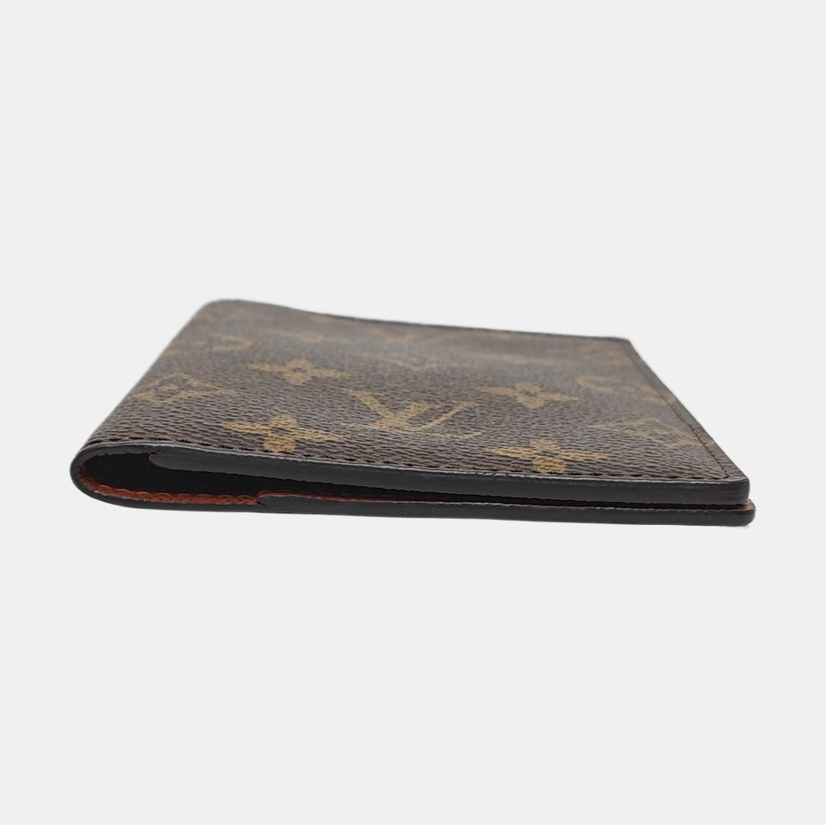 Monogram Coated Canvas Wallet Brown