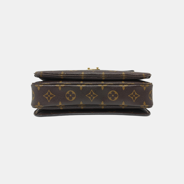 MÉTIS MM Monogram Coated Canvas Brown