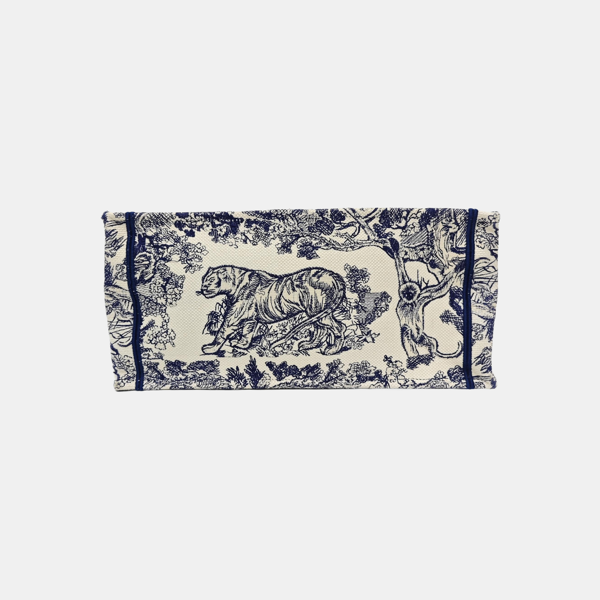 Book Tote Medium Canvas Blue