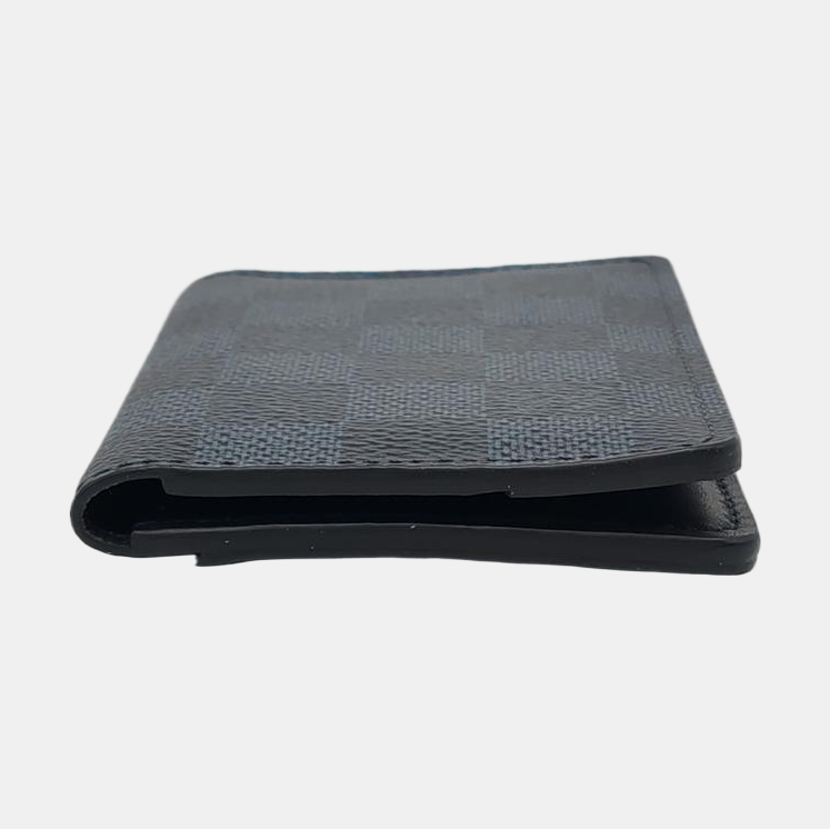 Damier Graphite Coated Canvas Wallet Gray