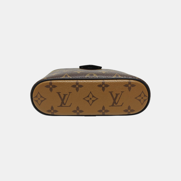 Vanity Chain Pouch Monogram Coated Canvas Brown