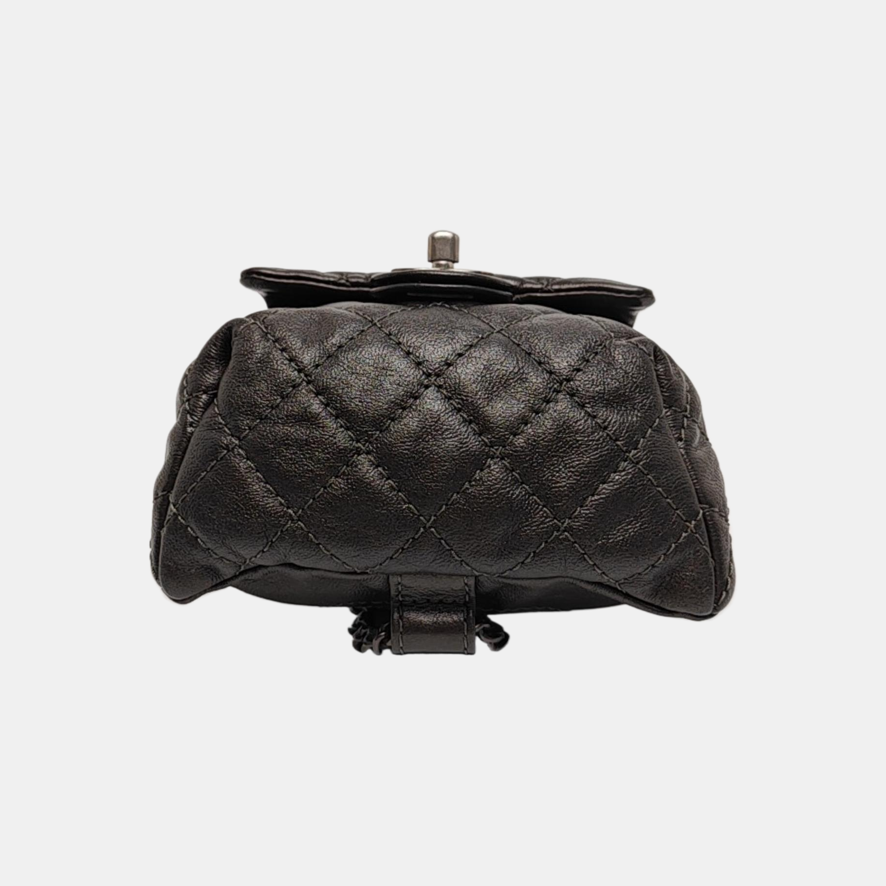 Quilted Calfskin Gray