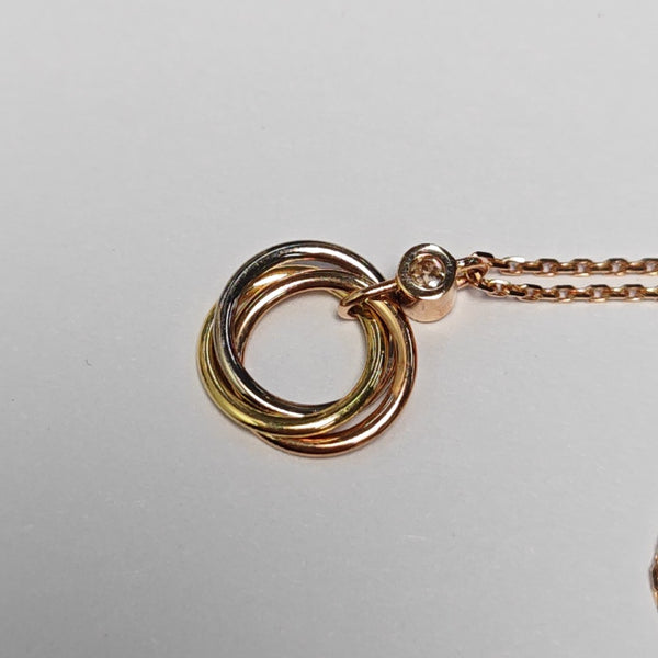 TRINITY 18k Rose Gold Necklace