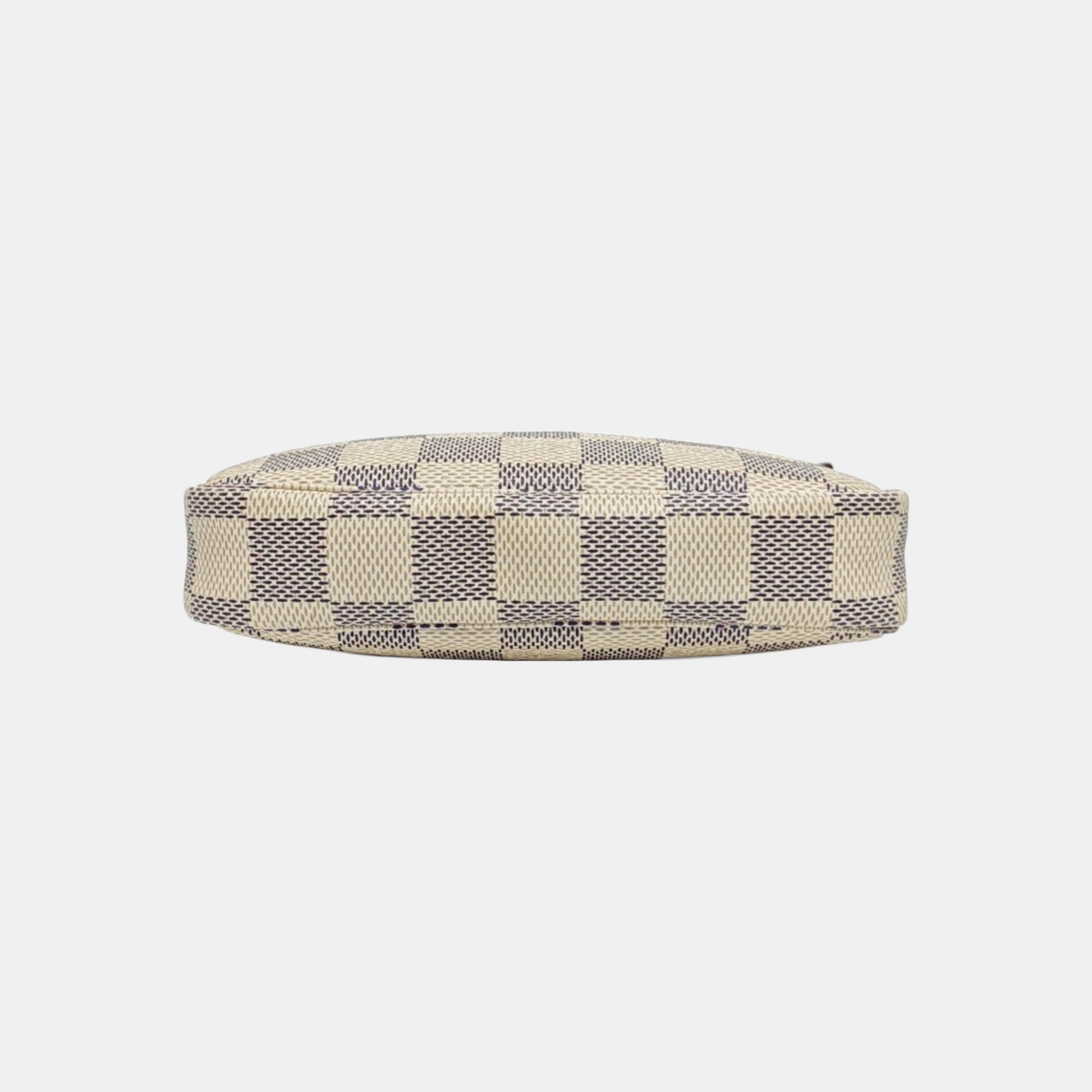 ACCESSOIRES Mini Damier Azur Coated Canvas White