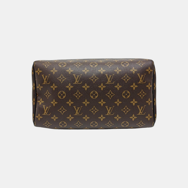 SPEEDY SOFT 30 Monogram Coated Canvas Brown
