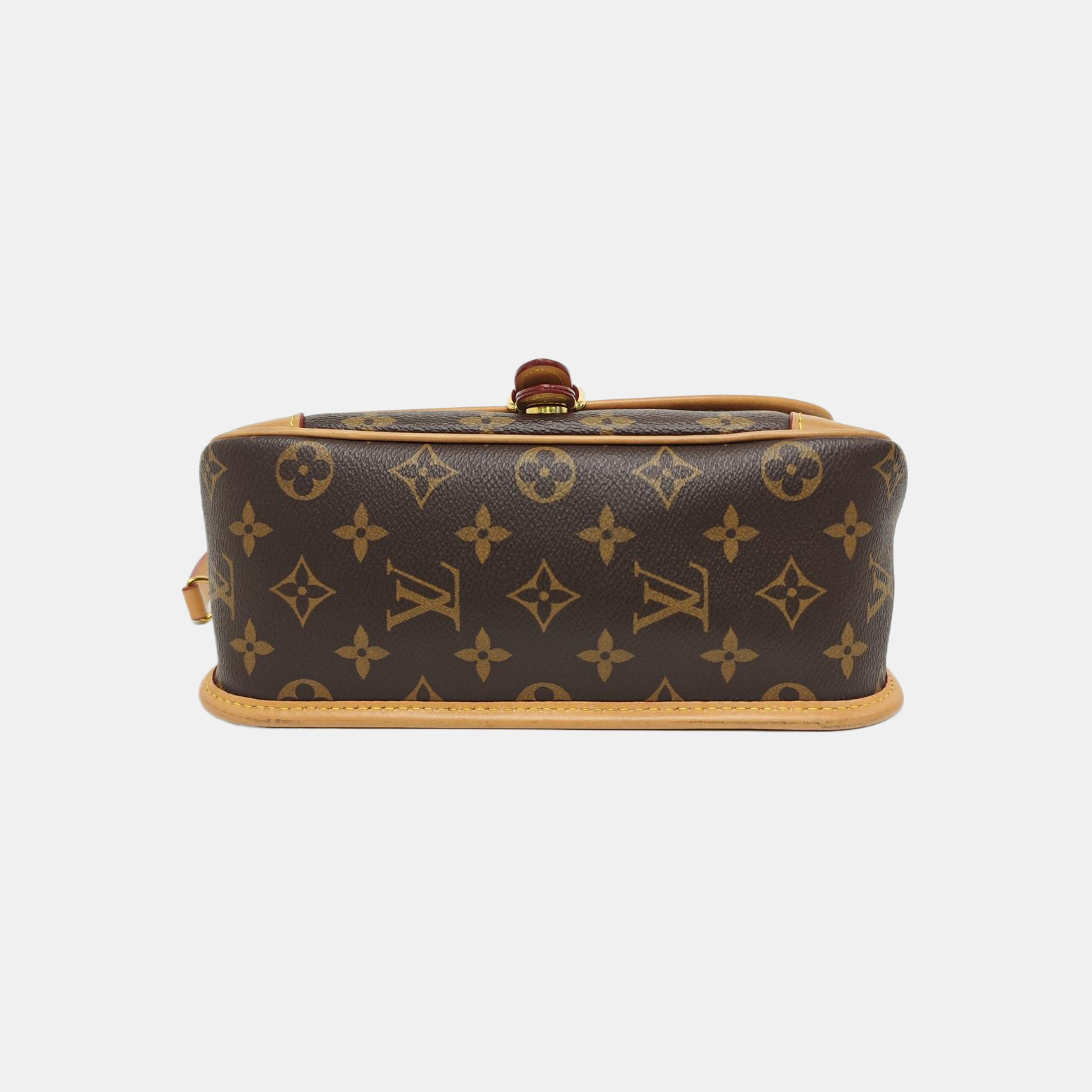 DIANE Monogram Coated Canvas Brown