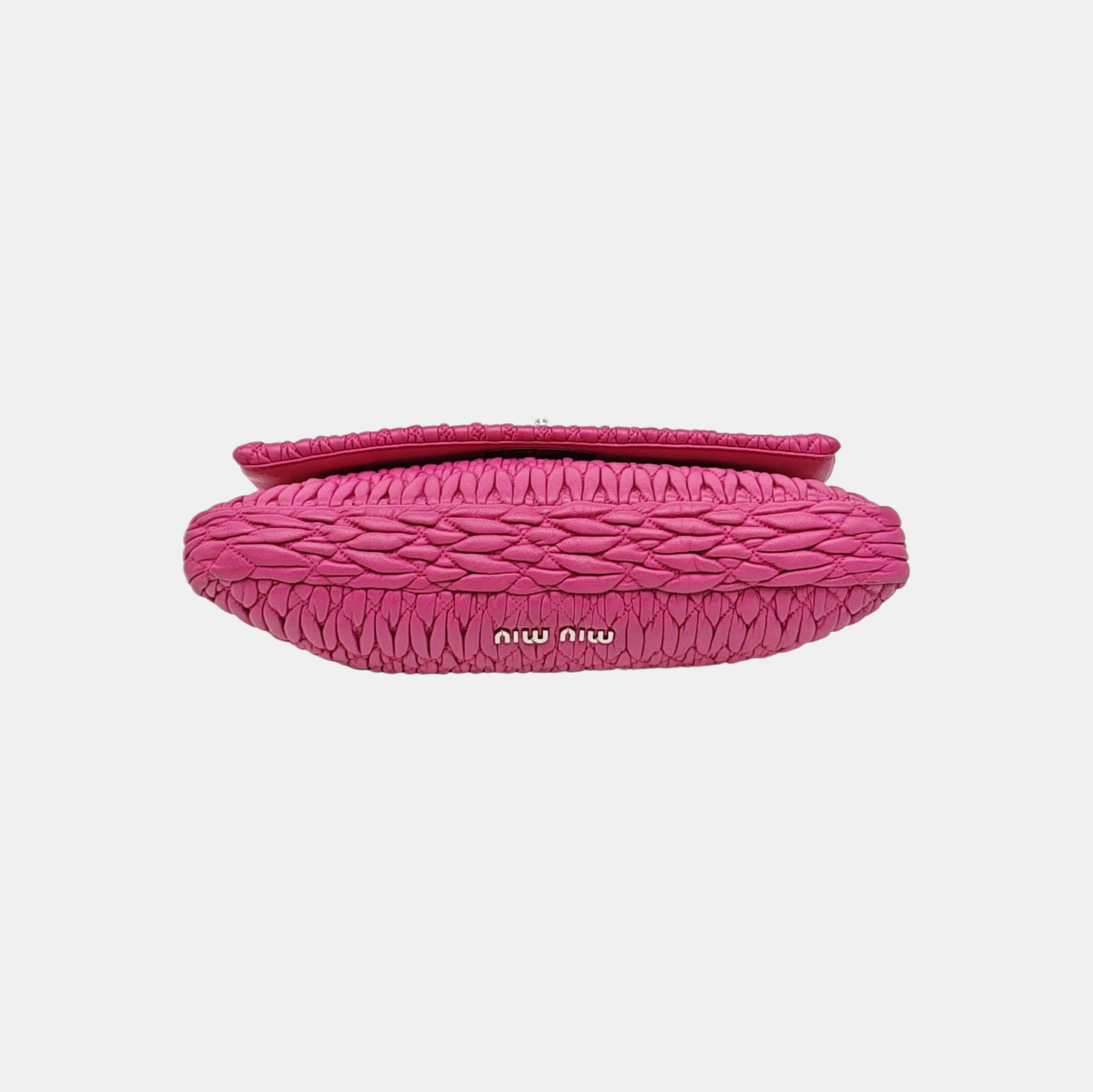 Crystal Quilted Lambskin Pink