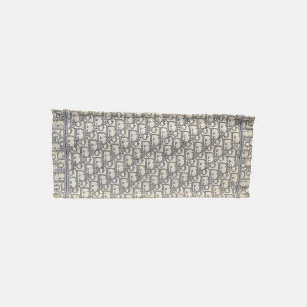 Book Tote Large Oblique Canvas Gray