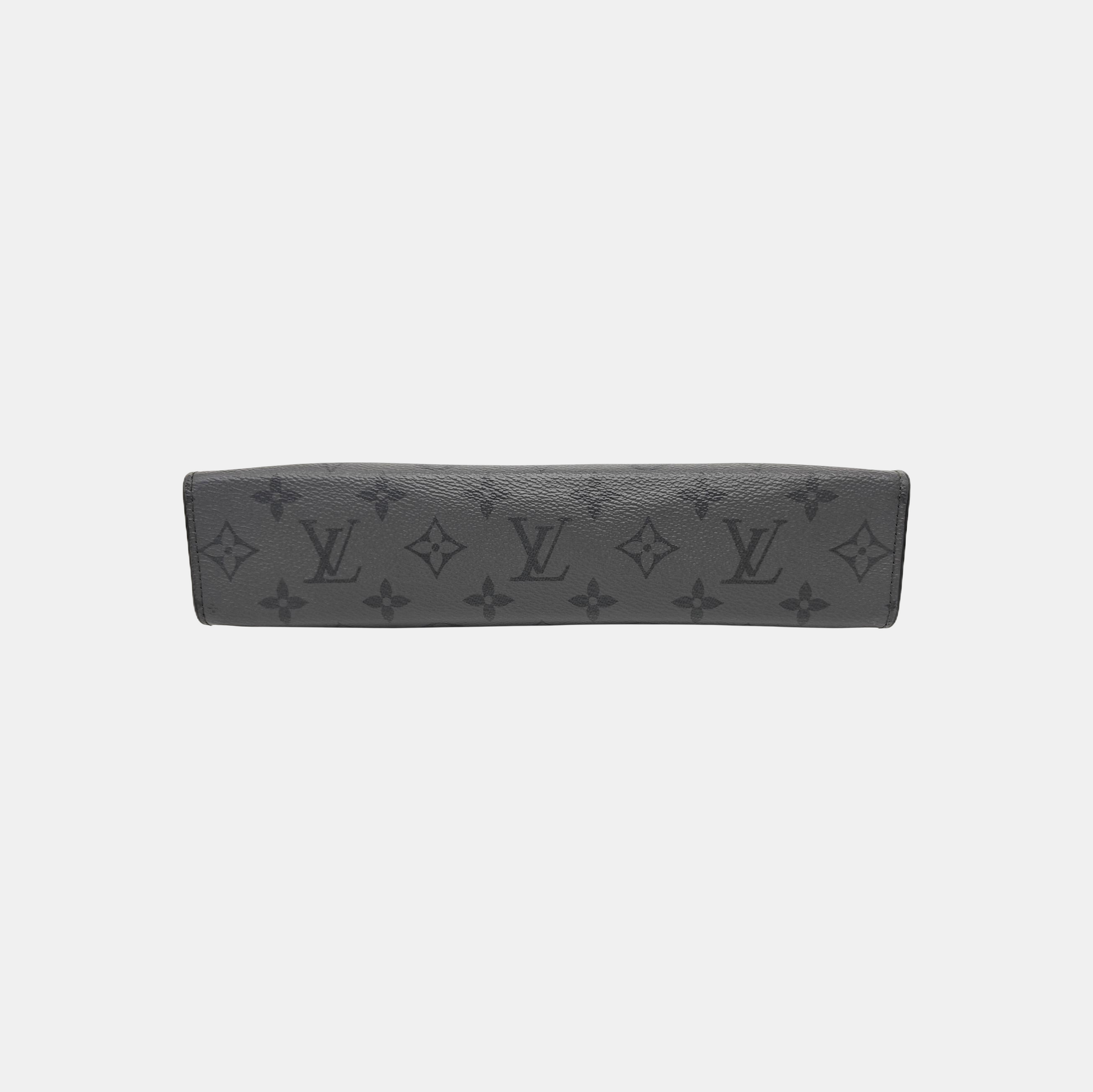 Pochette Voyag MM Monogram Coated Canvas Gray