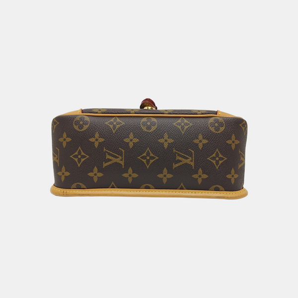 DIANE Monogram Coated Canvas Brown