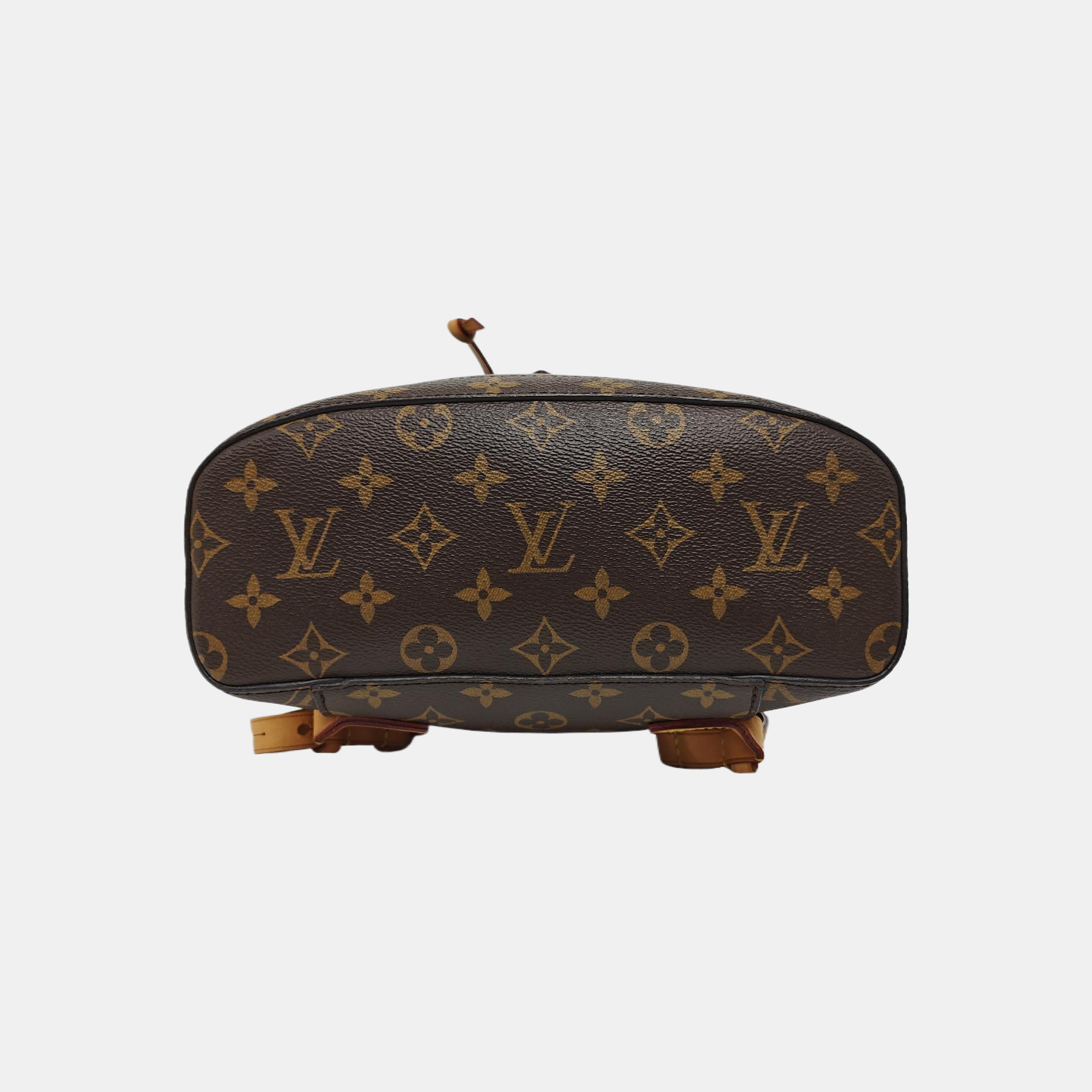 MONTSOURIS MM Monogram Coated Canvas Brown