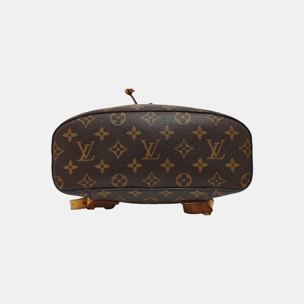 MONTSOURIS MM Monogram Coated Canvas Brown