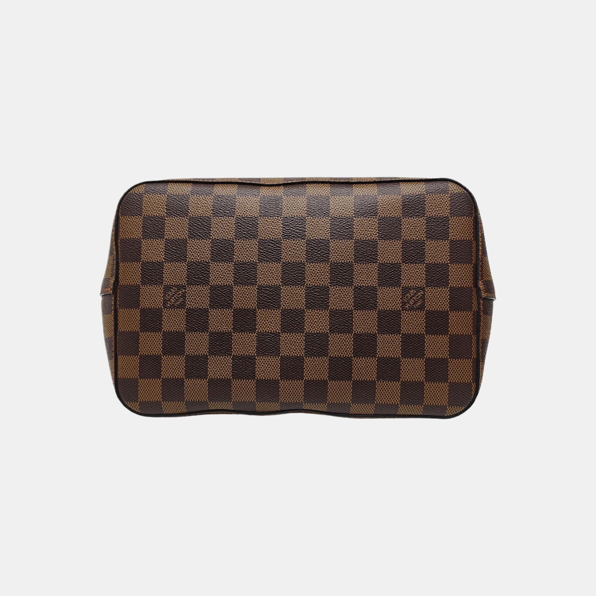 NÉONOÉ MM Damier Ebene Coated Canvas Brown