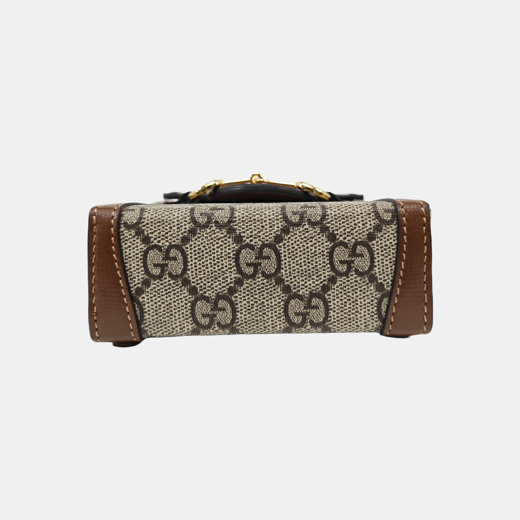 Horsebit 1955 Mini Coated Canvas Beige