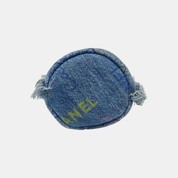 DRAWSTRING Quilted Denim Blue
