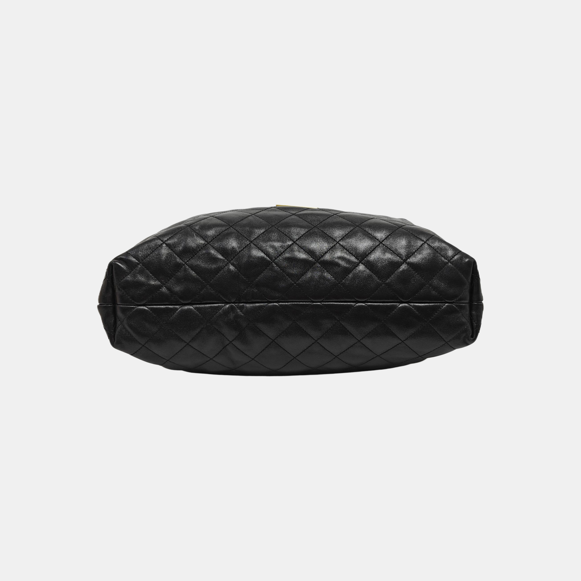 ICARE Extra Large Quilted Lambskin Black