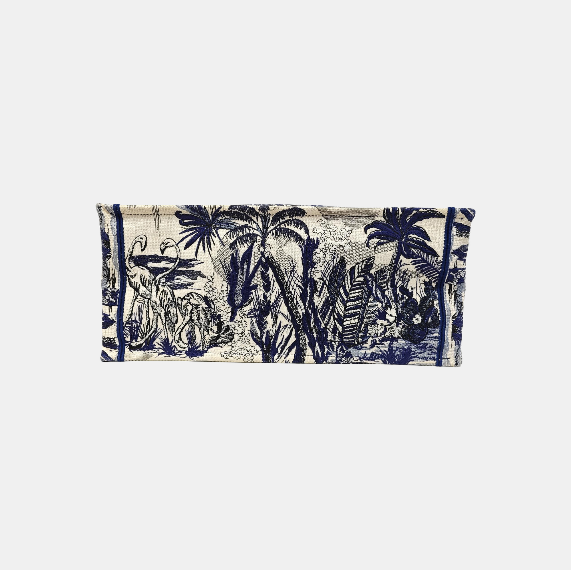 Book Tote Large Fabric Blue
