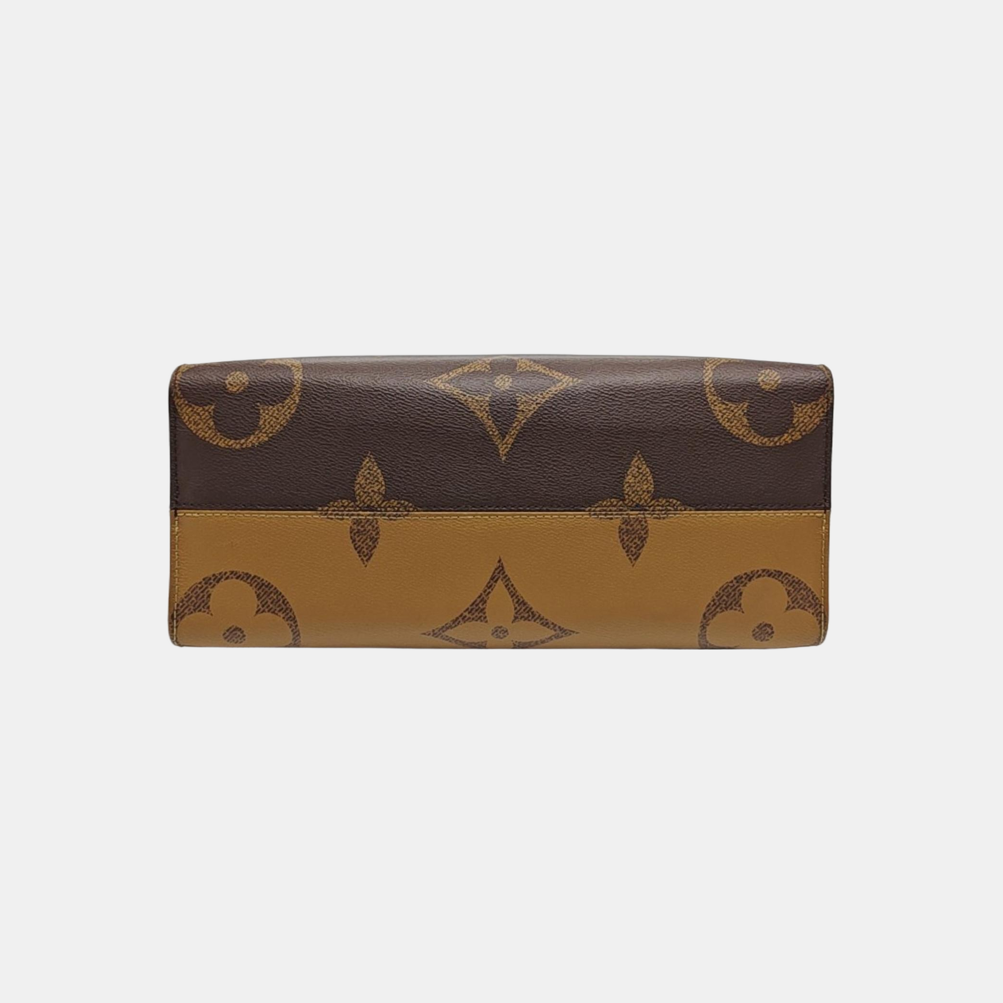 ONTHEGO MM Monogram Coated Canvas Brown