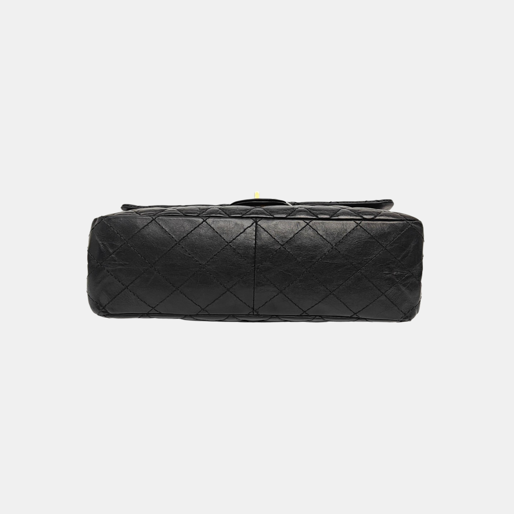 2.55 227 (jumbo) Quilted Calfskin Black