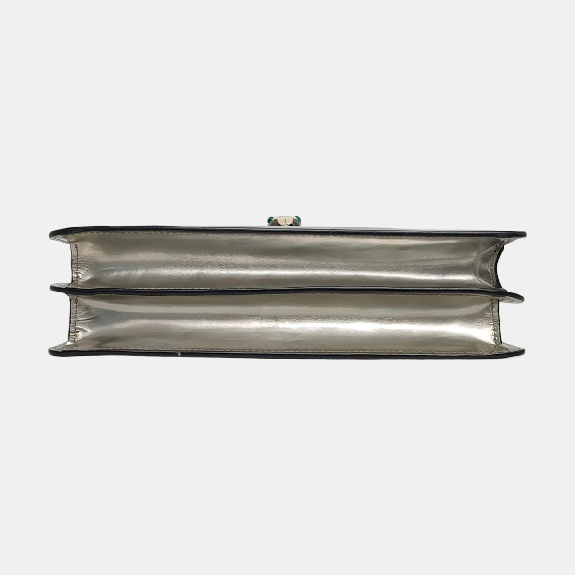 SERPENTI FOREVER Medium Calfskin Silver