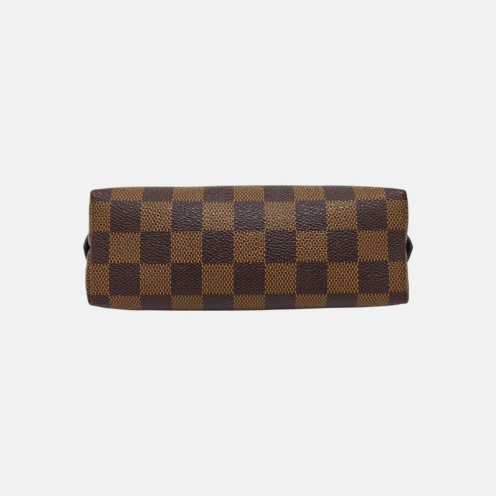 COSMETIC PM Damier Ebene Coated Canvas Brown