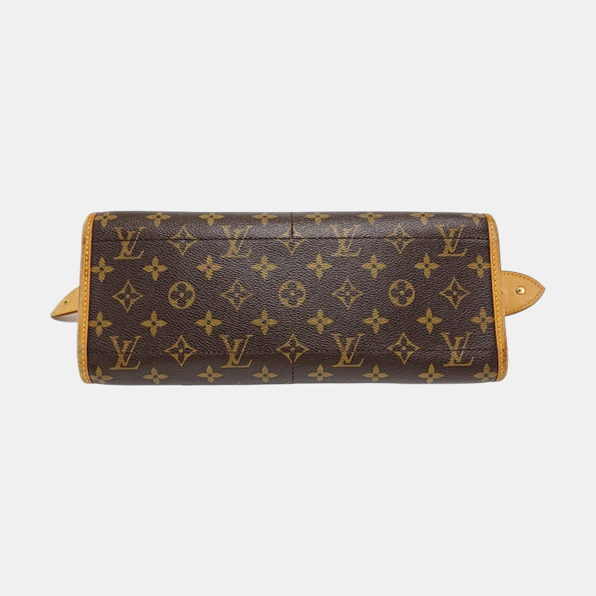 POPINCOURT Monogram Coated Canvas Brown