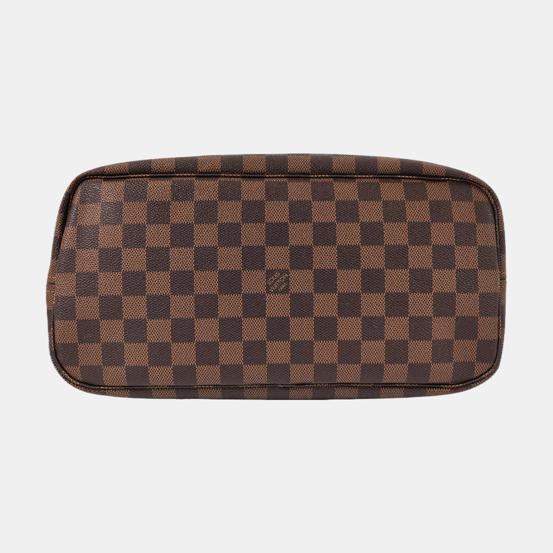 NEVERFULL MM Damier Ebene Coated Canvas Brown