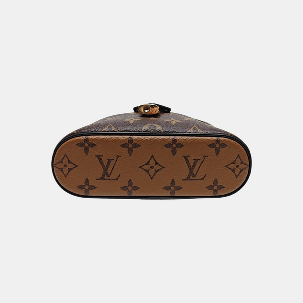 Vanity Chain Pouch Monogram Coated Canvas Brown