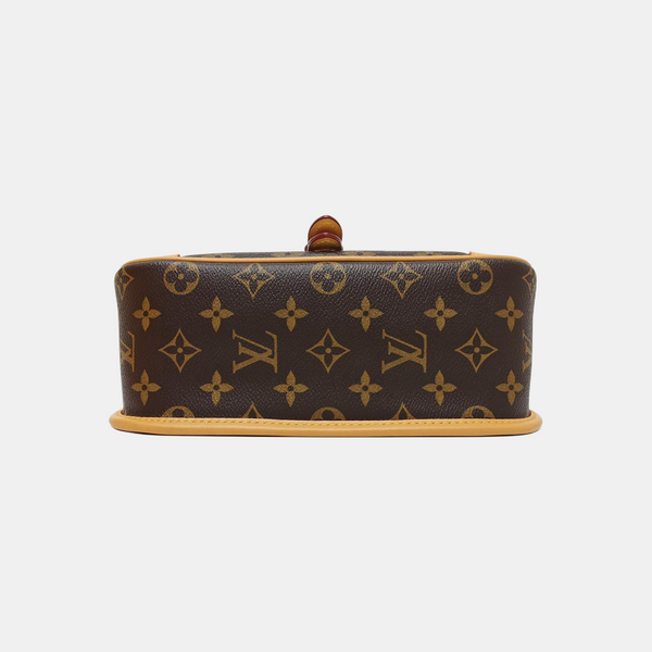 DIANE Monogram Coated Canvas Brown