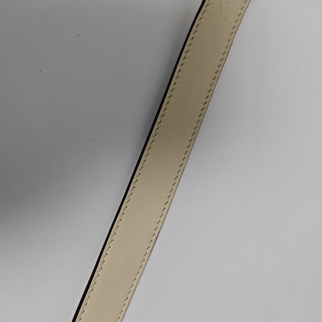 Leather Belt White