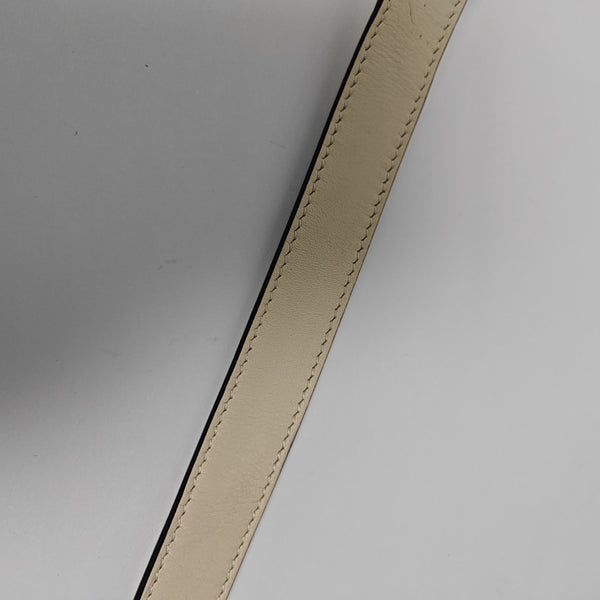 Leather Belt White