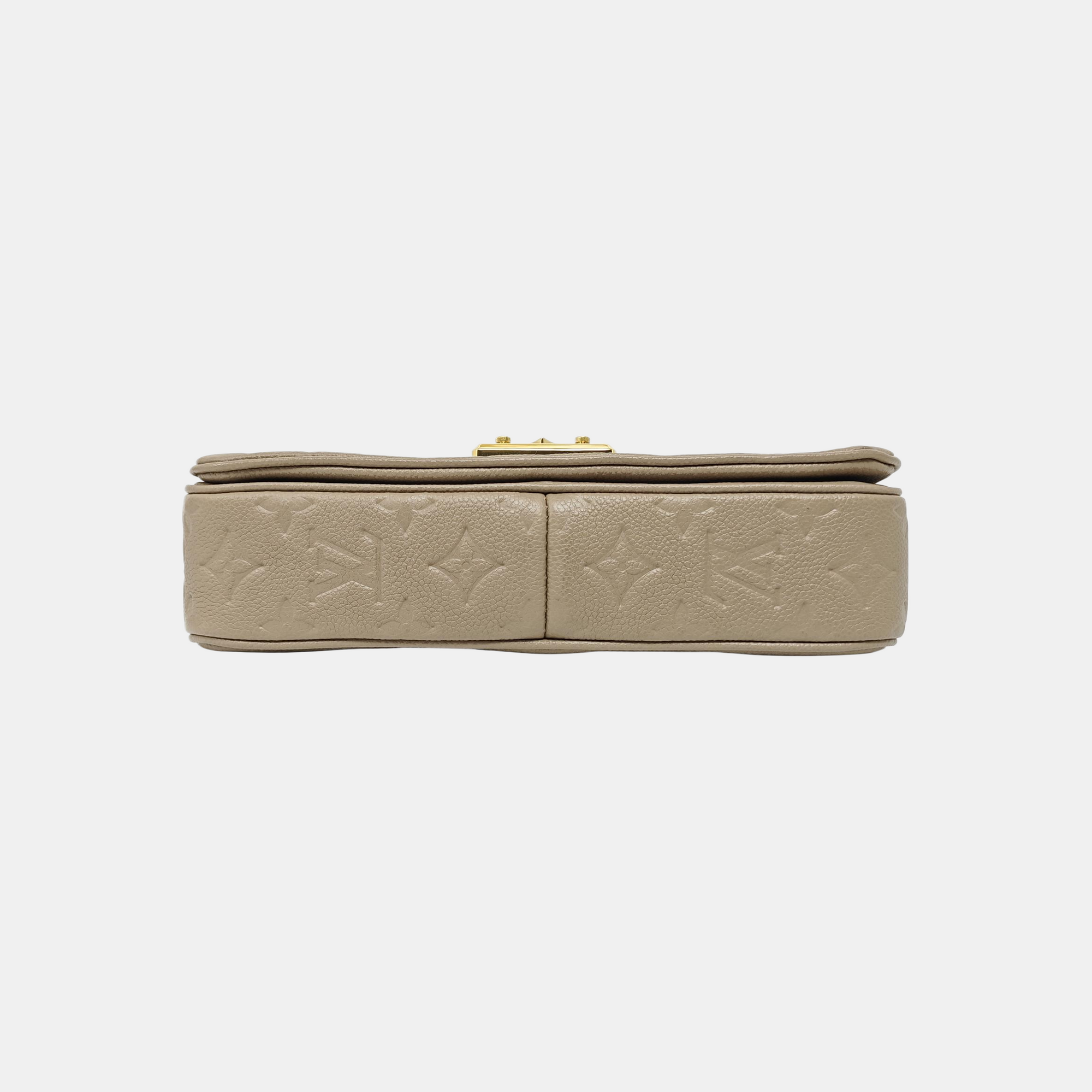 MARCEAU Monogram Calfskin Gray